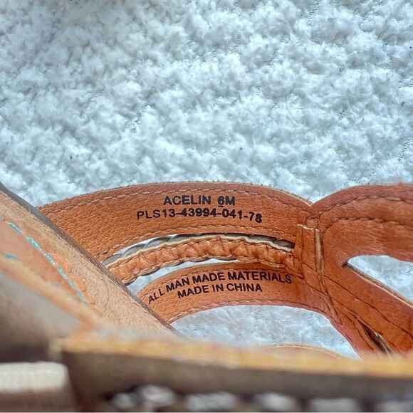 Yuu Acelin Brown Braided Strappy Slide Sandals Slip On Women’s SZ 6 - Picture 9 of 13